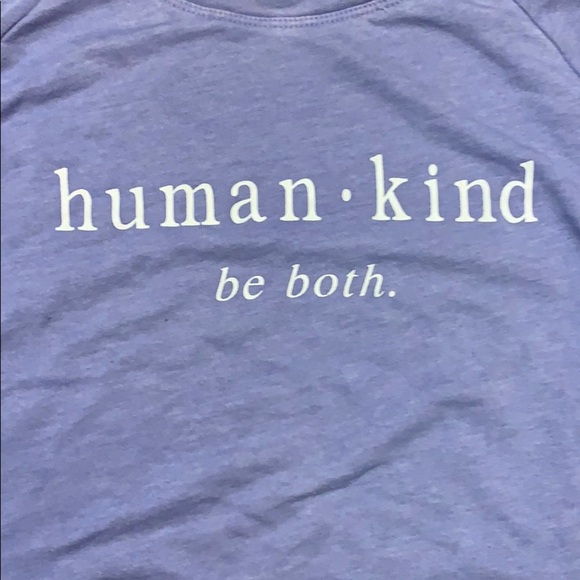 * Sweatshirt Human kind cold shoulder - Picture 4 of 5